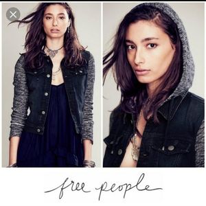 Free People Distressed Jean Jacket